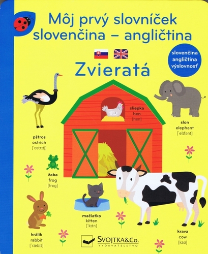 Obrázok Môj prvý slovníček - Zvieratá slovenčina - angličtina