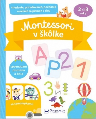 Obrázok Montessori v škôlke so samolepkami