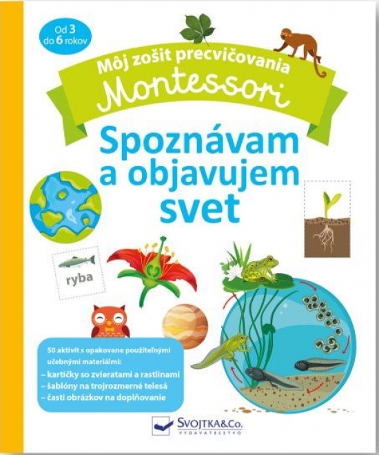 Obrázok Môj zošit na precvičovanie Montessori Spoznávam a objavujem svet