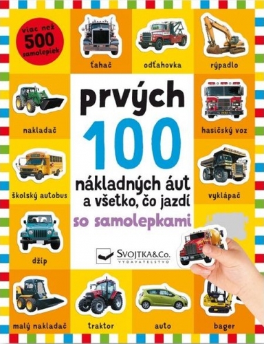 Obrázok Prvých 100 nákladných áut a všetko, čo jazdí - so samolepkami