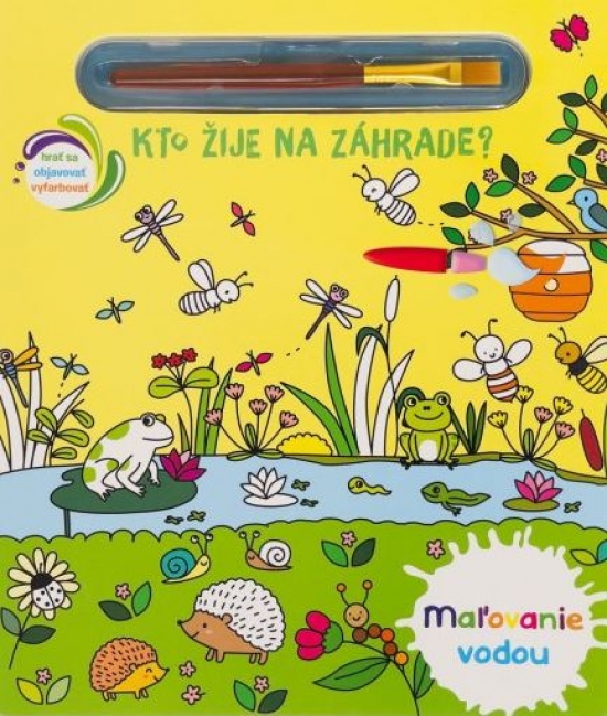 Obrázok Maľovanie vodou - Kto žije na záhrade?