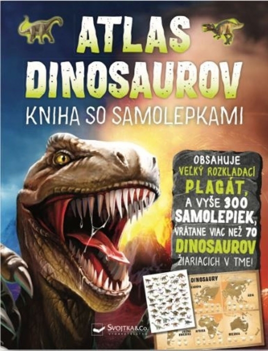 Obrázok Atlas dinosaurov - kniha so samolepkami