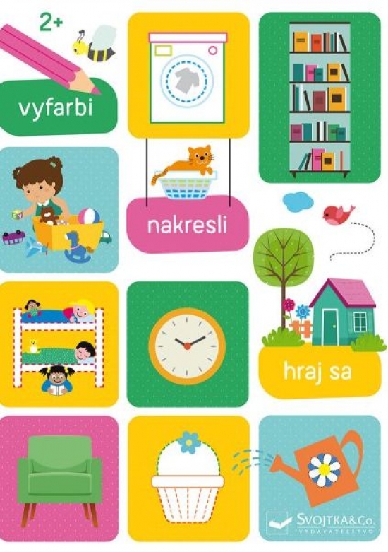 Obrázok Vyfarbi, nakresli, hraj sa 2+