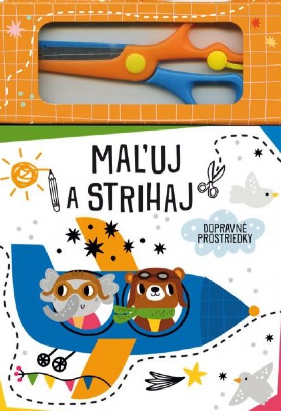 Obrázok Dopravné prostriedky - Maľuj a strihaj