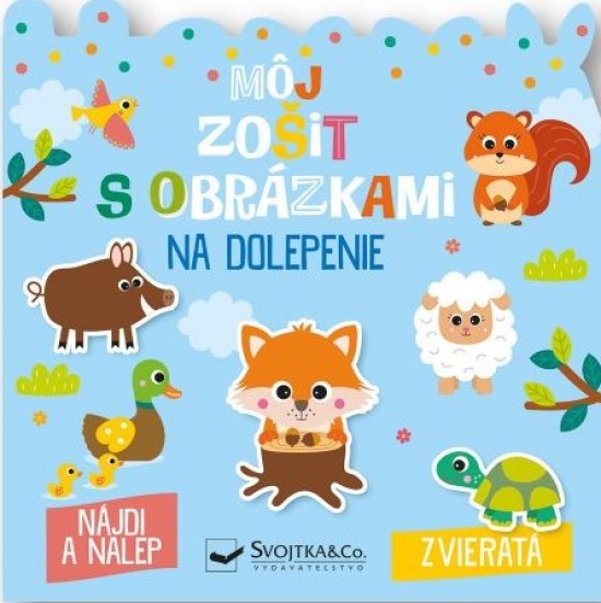 Obrázok Zvieratá - môj zošit s obrázkami na dolepenie