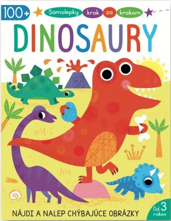 Obrázok Dinosaury - Samolepky krok za krokom