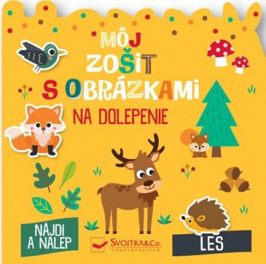 Obrázok Les - môj zošit s obrázkami na dolepenie