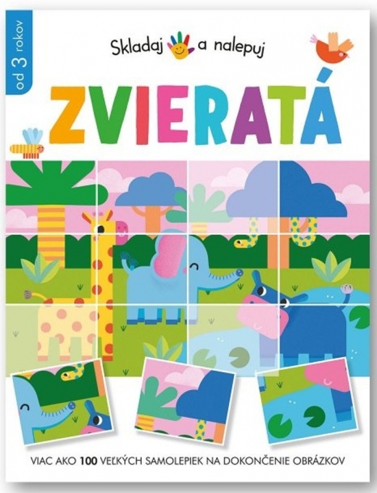 Obrázok Zvieratá - Skladaj a nalepuj