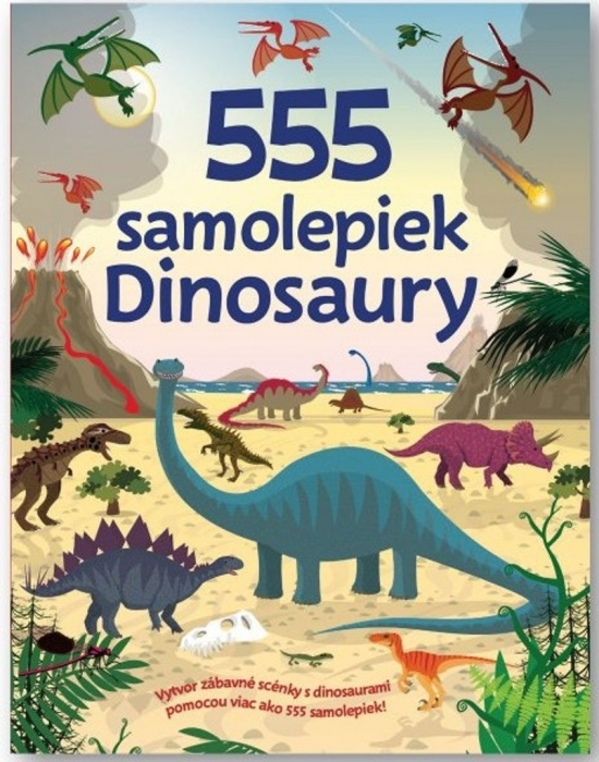 Obrázok 555 samolepiek - Dinosaury
