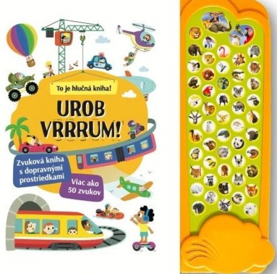Obrázok Urob vrrrum! - Zvuková kniha s dopravnými