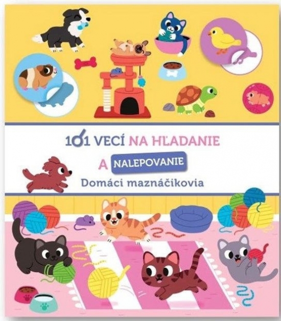 Obrázok Domáci maznáčikovia - 101 vecí na hľadanie a nalepovanie