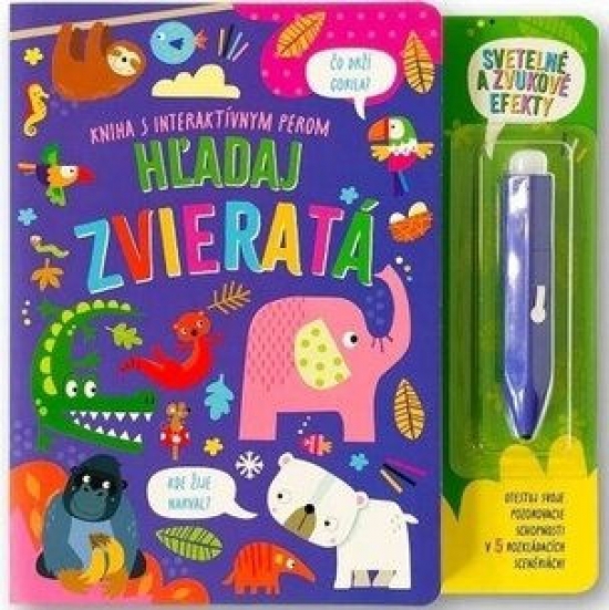 Obrázok Hľadaj zvieratá - Kniha s interaktívnym perom