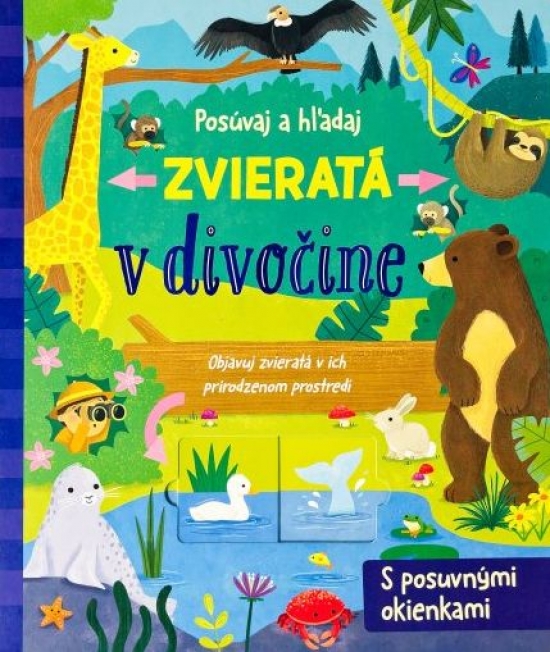 Obrázok Posúvaj a hľadaj - Zvieratá v divočine