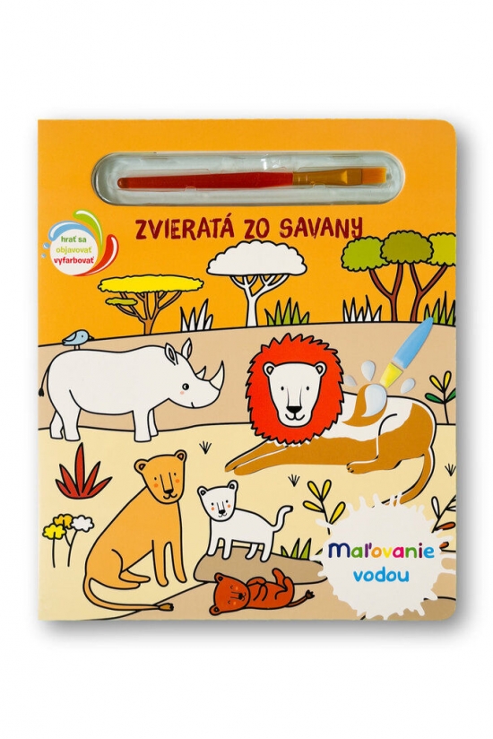 Obrázok Maľovanie vodou - Zvieratá zo savany