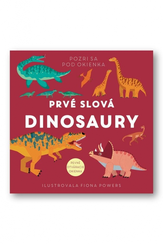 Obrázok Pozri sa pod okienka - Prvé slová - Dinosaury