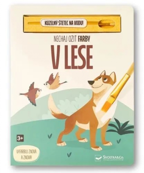 Obrázok V lese - Nechaj ožiť farby