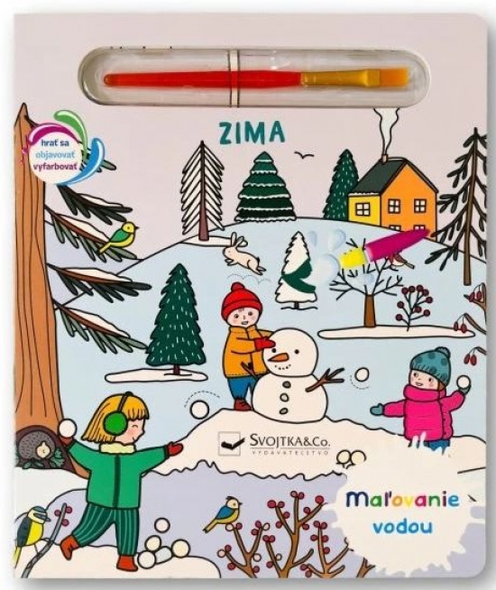 Obrázok Maľovanie vodou - Zima