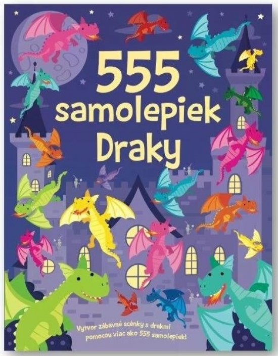 Obrázok 555 samolepiek - Draky