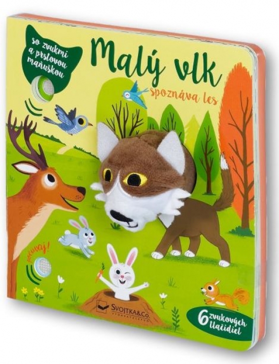 Obrázok Malý vlk spoznáva les - so zvukmi a prstovou maňuškou
