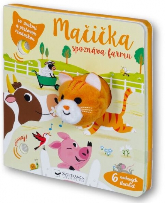 Obrázok Mačička spoznáva farmu - so zvukmi a prstovou maňuškou