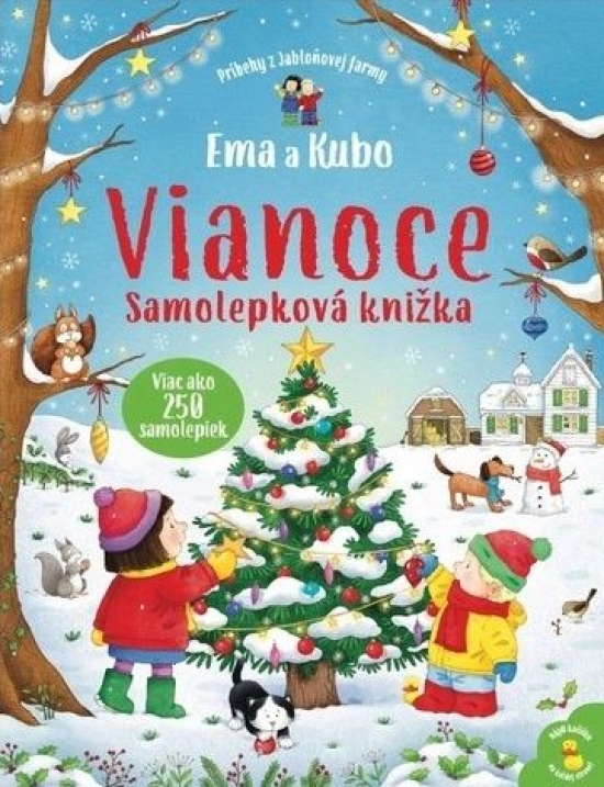 Obrázok Ema a Kubo - Vianoce - Samolepková knižka