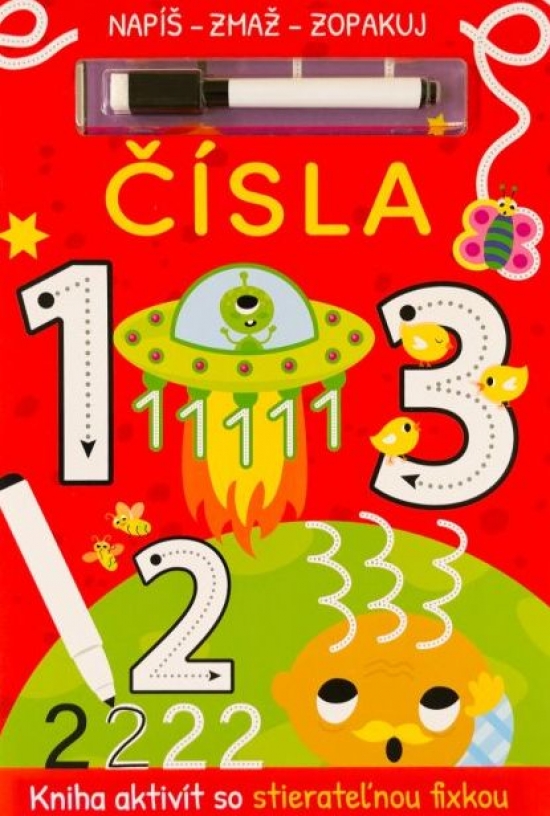 Obrázok Čísla - Napíš, zmaž, zopakuj