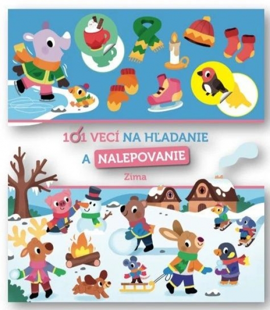 Obrázok 101 vecí na hľadanie a nalepovanie - Zima