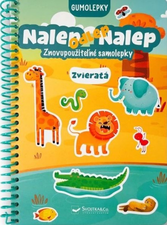 Obrazok Gumolepky Zvieratá - Nalep, odlep, nalep!