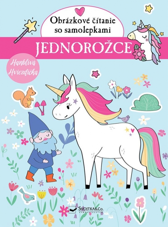 Obrázok Jednorožce - Obrázkové čítanie so samolepkami