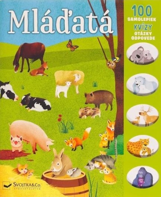 Obrazok 100 samolepiek - Mláďatá