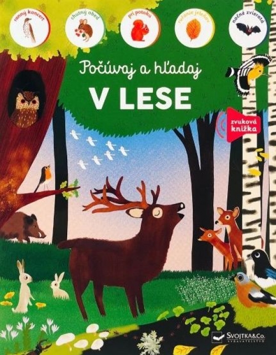 Obrazok V lese - počúvaj a hľadaj