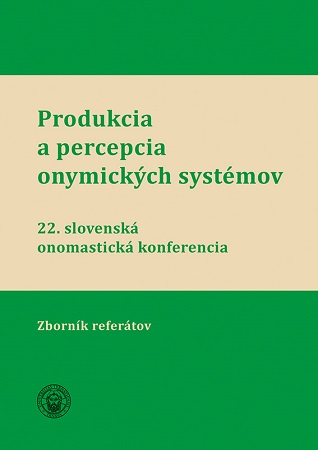 Obrazok Produkcia a percepcia onymických systémov