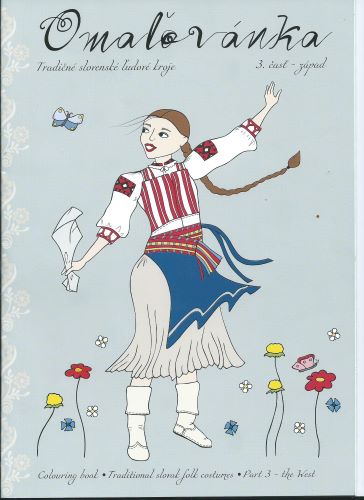 Obrazok Omaľovánka (3.časť - západ) - Tradičné slovenské ľudové kroje 3.časť - západ