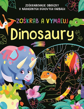 Obrazok Zoškrab a vymaľuj - Dinosaury