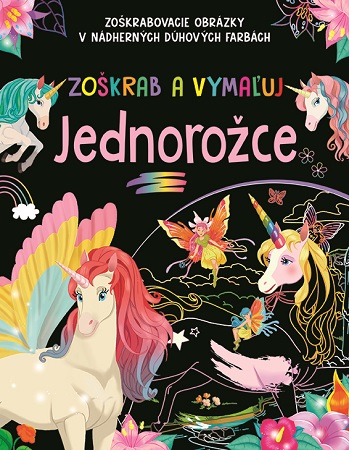 Obrazok Zoškrab a vymaľuj - Jednorožce
