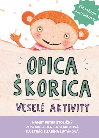 Obrazok Opica Škorica - Veselé akivity - Obsahuje samolepky