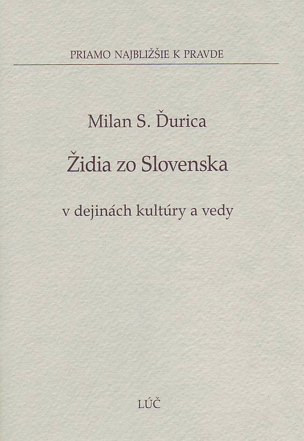 Obrazok Židia zo Slovenska v dejinách kultúry a vedy