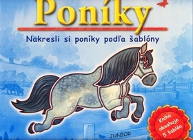 Obrázok Poníky - Nakresli si poníky podľa šablóny