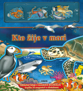 Obrázok Kto žije v mori - Základné údaje dopĺňa 24 magnetov s obrázkami