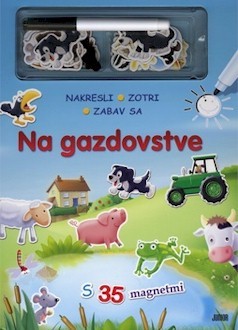 Obrázok Na gazdovstve - nakresli . zotri . zabav sa s 35 magnetmi