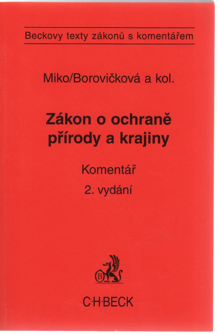 Obrazok Zákon o ochraně přírody a krajiny. - Komentář, 2. vydání