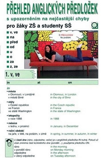 Obrázok Přehled anglických předložek s upozorněním na nejčastější chyby