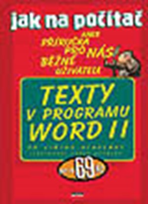 Obrázok Jak na počítač Texty v programu Word II.