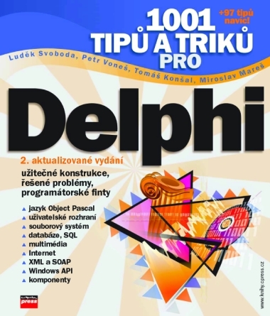 Obrázok 1001 tipů a triků pro Delphi