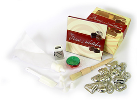 Obrázok Nejen pečení s čokoládou - krabička obsahuje 128stránkovou knihu s recepty