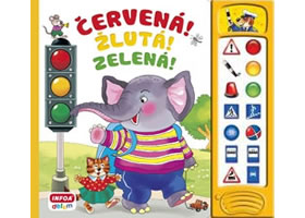 Obrázok Červená! Žlutá! Zelená! - Mluvicí knížka s dopravní tematikou