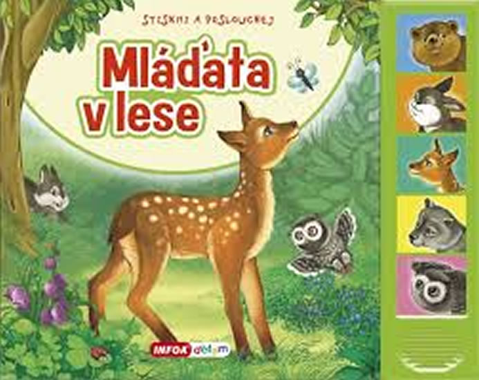Obrázok Mláďata v lese - Stiskni a poslouchej