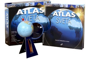 Obrázok Atlas sveta + otáčací glóbus