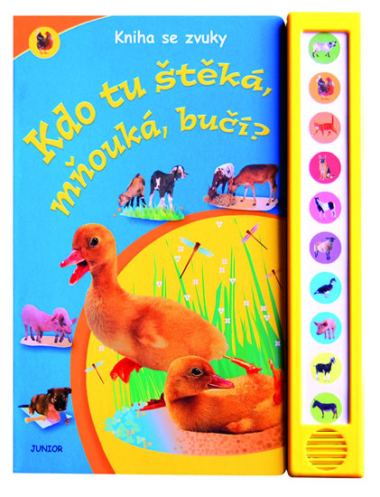 Obrázok Kdo tu štěká, mňouká, bučí? - Kniha se zvuky