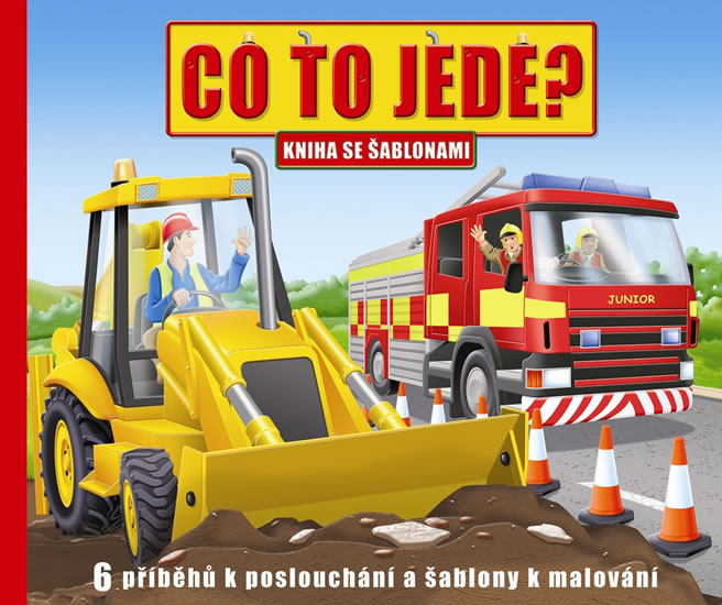 Obrázok Co to jede? - 6 příběhů k poslouchání a šablony k malování